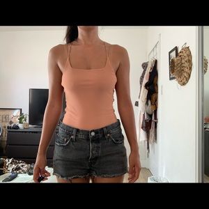 NWOT Mikoh Clay colored One Piece.